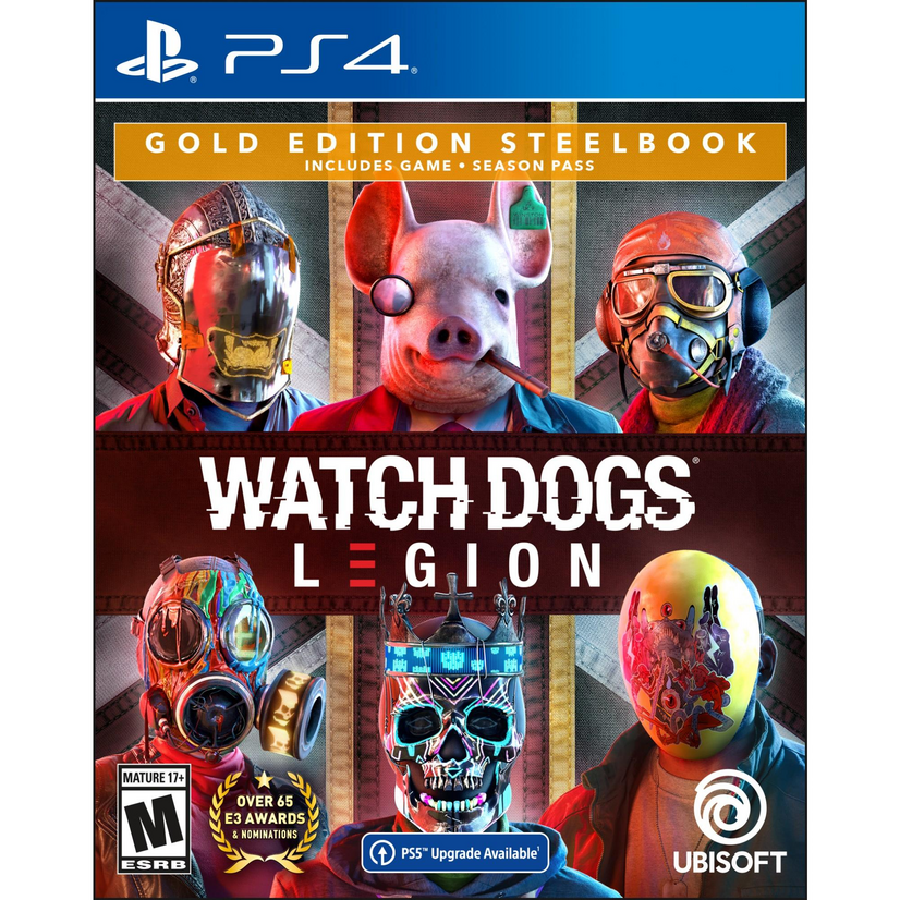 Watch Dogs: Legion Gold Steelbook Edition - PlayStation 4, PlayStation 5 - image 1 of 10
