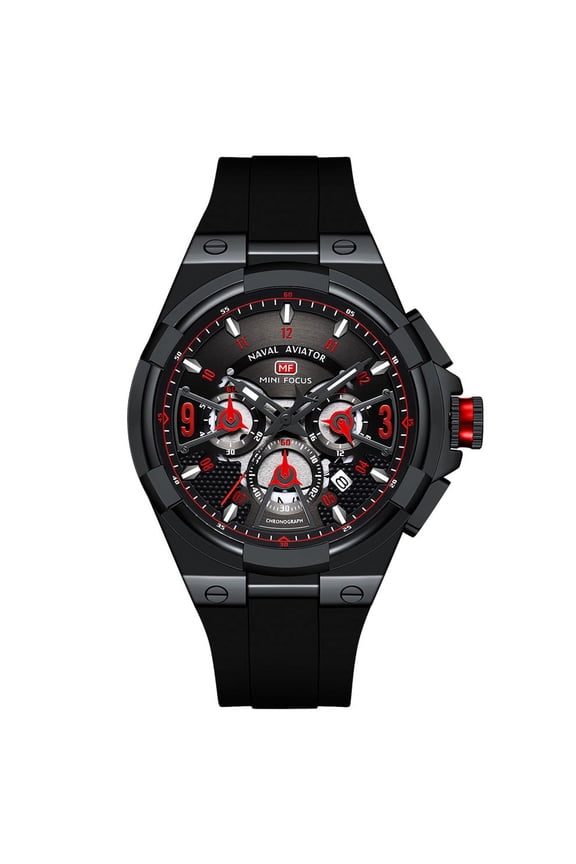 Watch For Men Multifunction Sport Wrist Watches Luxury Brand Waterproof Reloj Hombre Relogio Masculino Blue Silicone Strap 0408