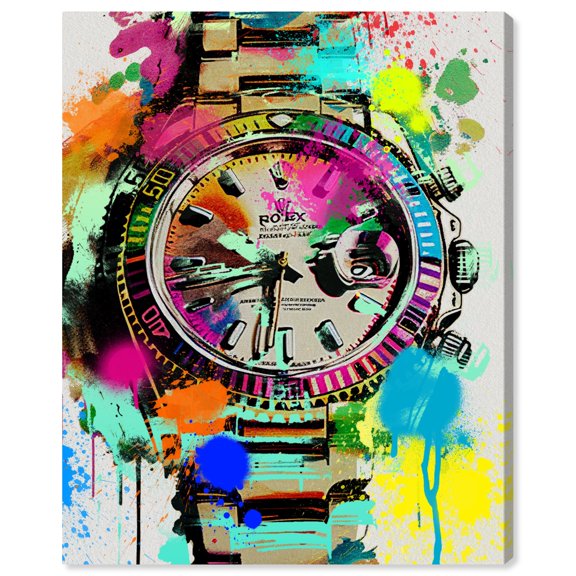 Watch For Winners Canvas Graffiti Inspired Wall Art By Notoriart, Gallery Wrapped, 20" x 24"