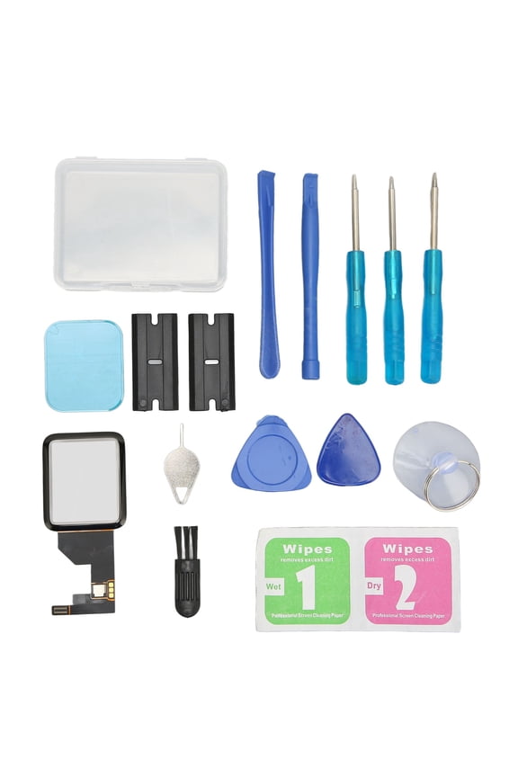 Watch Front Glass Lens Digitizer Smart Watch Screen Repair Kit for IWatch Series 1 42mm/1.7in