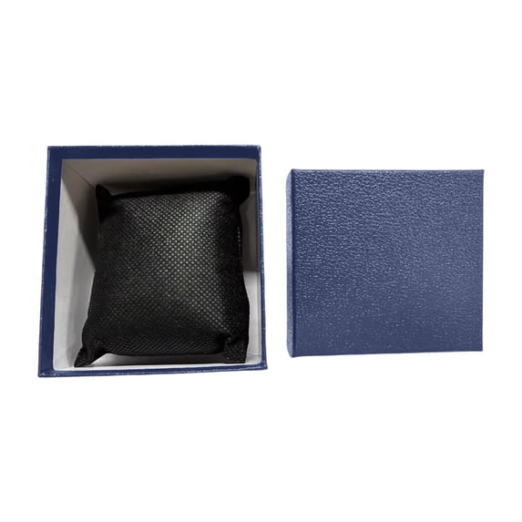 Watch Gift Box with Removable Pillow, Paper Watch Box Gift Storage Display Boxes for Bangle Wrist Watch Bracelet Packaging, 3.54x3.35x2.17inch