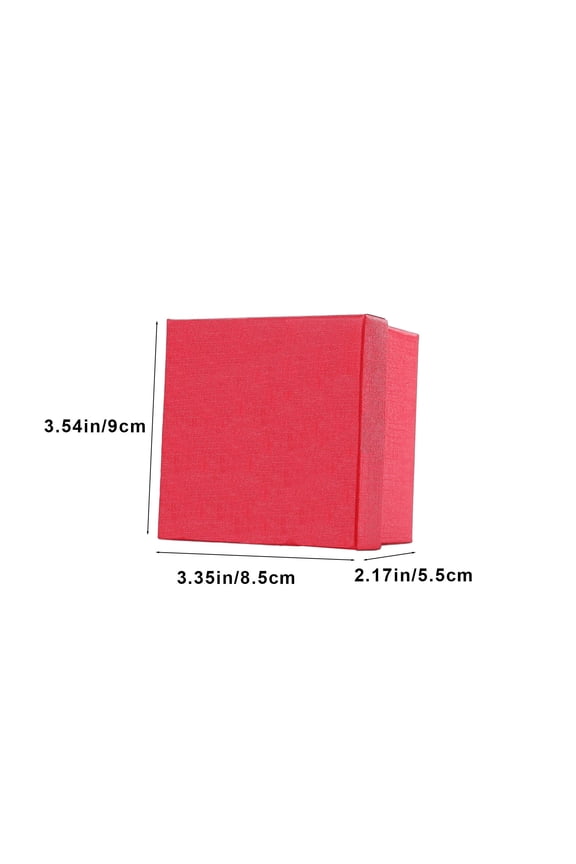 Watch Gift Box with Removable Pillow, Paper Watch Box Gift Storage Display Boxes for Bangle Wrist Watch Bracelet Packaging, 3.54x3.35x2.17inch