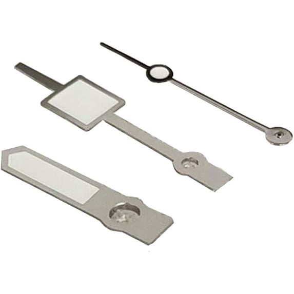 Watch Hands Geometric Square Green Luminous Hands 3 pins Pointer for NH35/36/4R/7S Movement Repair Part