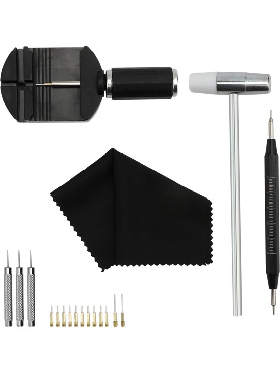 Watch Link Kit, 19 count Easy Watch Band Detachment, Bracelet Sizing Adjustment, and Strap Disassembly , Watch Pin for Watch Types, for DIY Enthusiasts