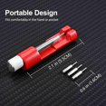 thumbnail image 1 of Watch Link Removal Kit, Straight Pin Remover, Strap Length Adjustment(Red), 1 of 6