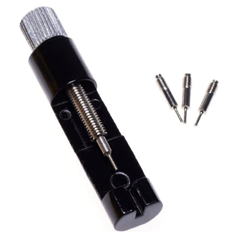 Watch Link Removal Tool Kit Watch Band Tool Chain Link Pin Remover with 3 Extra Pins for Watch Bracelet Sizing Watch Strap Adjustment and Watch