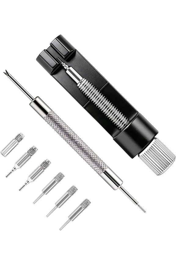 Watch Link Removal kit, Watch Band Adjust and Pin Remover for Sizing Metal Bracelets, Professional Watch Repair Kit with Extra