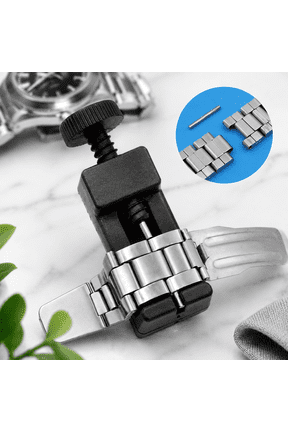 Watch Link Remover Kit, Adjustable Watch Band Sizing Tool, Precision Watch Link Pin Punch Removal Tool, Universal Watch Strap Bracelet Link Remover for DIY Watch Resizing & Household Watch Repair