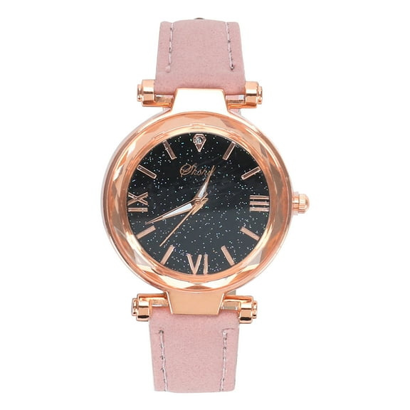 Watch Little Unisex With Roman Scale Point Watch Frosted Belt Dotted Women's Watch Leather Strap for Watch Inexpensive Watches for Women Couples Bracelets That Light up Womens Watch Numbers Ladies