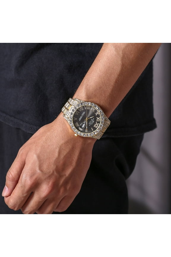 Watch: Luxury Roman Numeral Quartz Analog Watches