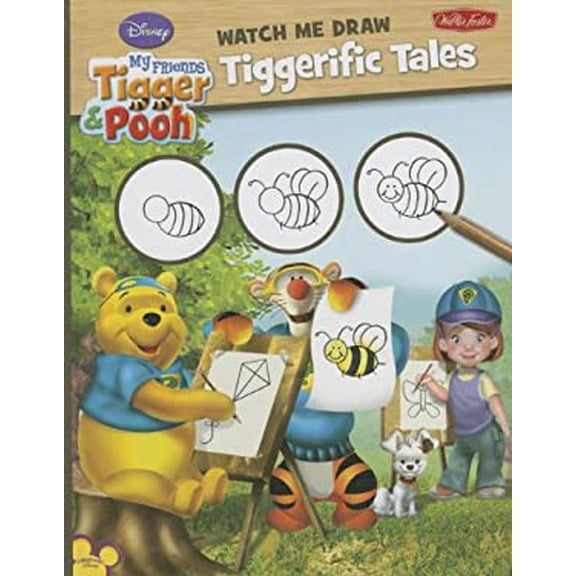 Pre-Owned Watch Me Draw Tiggerific Tales (Hardcover) 9781936309870