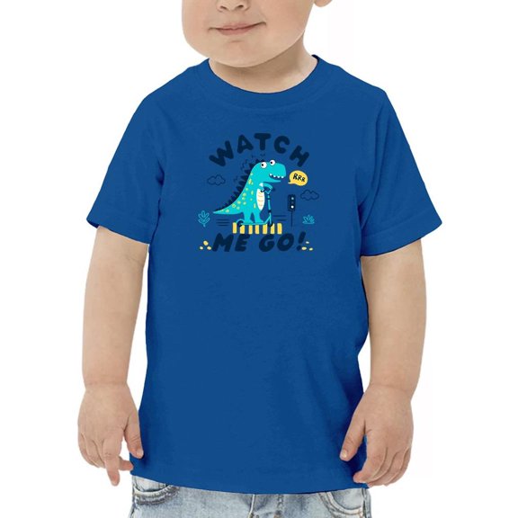 Watch Me Go Dino W Scooter T-Shirt Toddler -Image by Shutterstock,  4 Toddler