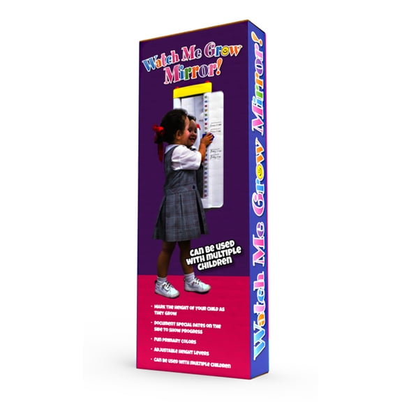 Zoya Watch Me Grow Mirror with Frame and Adjustable Height Measurement