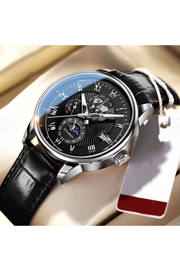 Watch Men's Luminous Running Alarm Clock Watch Men's Watch Fashion Luxury Mens Analog Watches Gift for Men