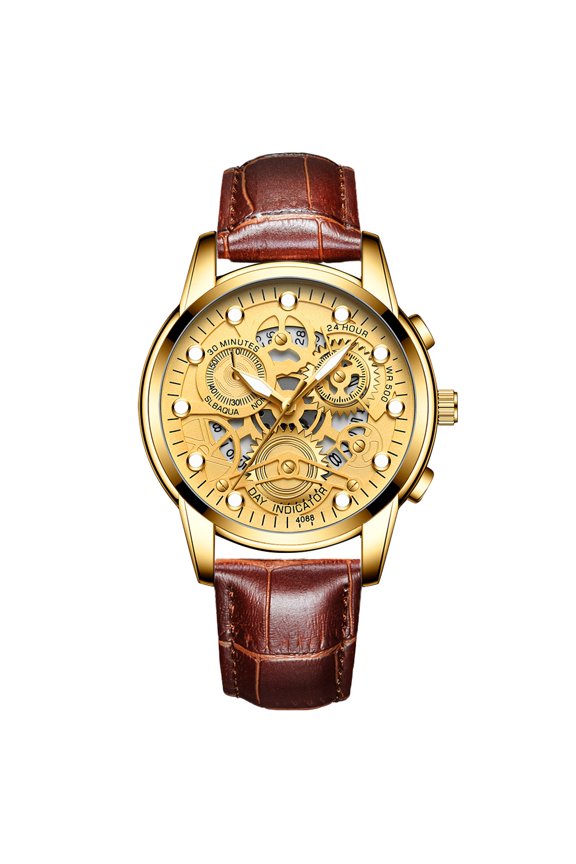 Watch Men's Luminous Running Alarm Clock Watch Watches for Men Mens Date Sports Analog Army Wrist Watch