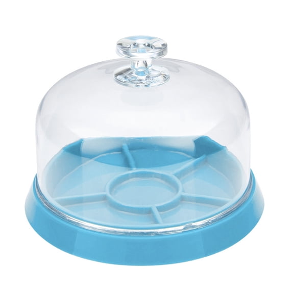 Watch Movement Cover Moistureproof Tray Storage Box for Watches Movement Parts 6 Slots Tool