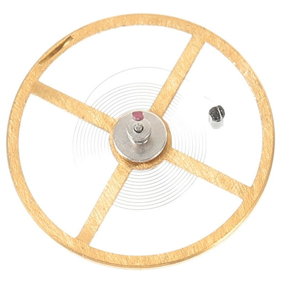 Raindrops Parts for Watches Golden Alloy 1Pcs 0.4x0.4x0.08in