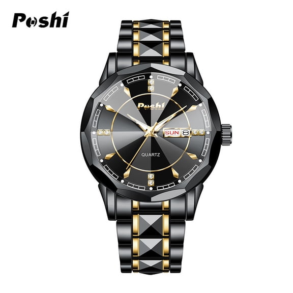 Watch New Quartz Trendy Men's Watch Waterproof Steel Band Men's Business Quartz Watch Fashion