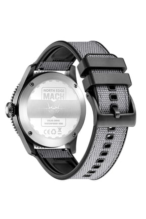 Watch North Edge Mach Watch Pilot Watch Solar Powered Watch For Men 50M Waterproof Chronograph Night Lasting Up To 180 Days Solar Watch