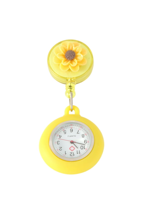 Watch Nurse Watches Fob Clip Nurses Silicone Women Brooch Pocket Nursing Hanging Lapel Men Pin Keychain Key Badge