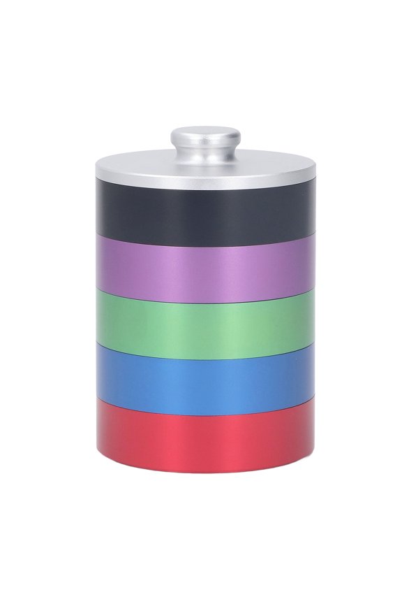 Watch Oil Jar Aluminum Alloy 5 Layers Watch Oil Washing Cylinder Cleaning Repairing Storage Box Accessory