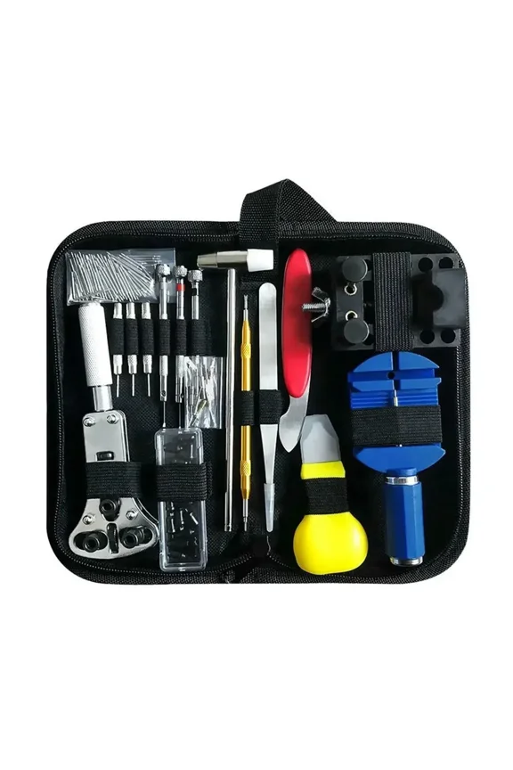 Watch Opener Repair Tool Kit Clock Maintenance Hardware Tools Watch Maintenance Open Back Remove Strap Repair Kit 147Piece/Set
