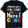 thumbnail image 1 of Watch Out 5th Firth Grade Here I Come Funny Back To School T-Shirt, 1 of 6