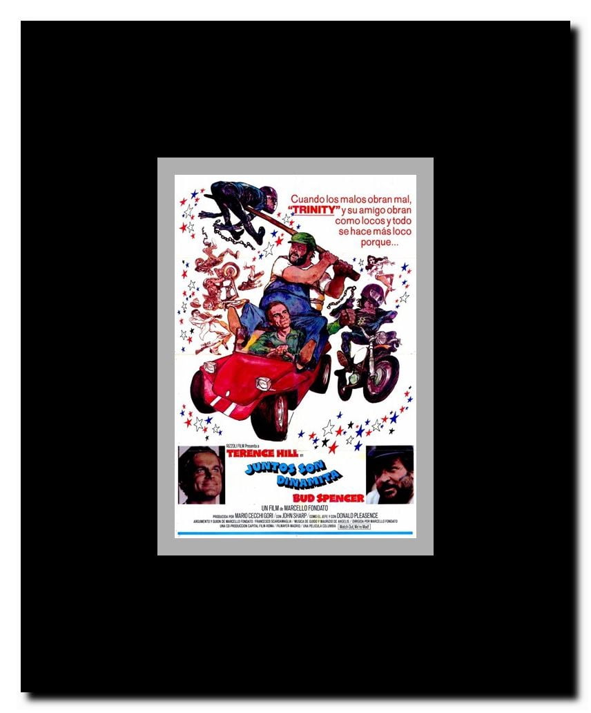 Watch Out We're Mad Framed Movie Poster