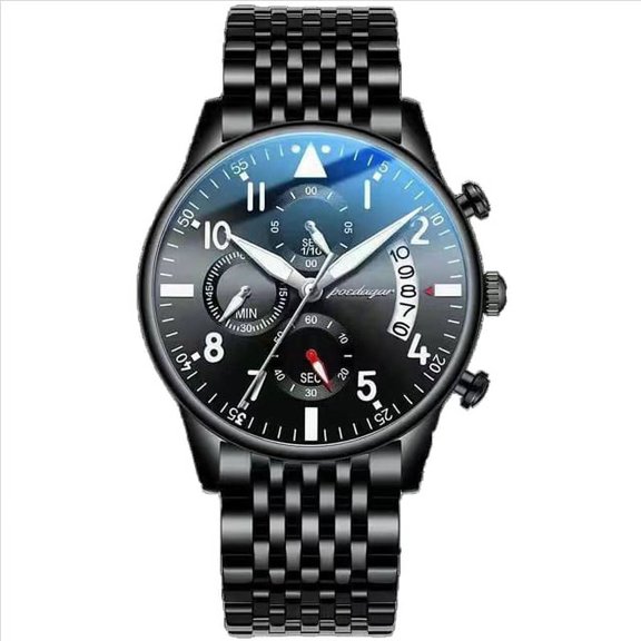 Watch POEDAGAR New Fashion Men Watch Waterproof Luminous Date Sports Watches Luxury Quartz Man Wristwatch Luxuri Male Clock +Box