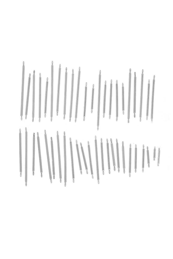 Watch Pins Stainless Steel Watchband Pins Sturdy Spring Bar Pins Watch Repair Pins 60pcs