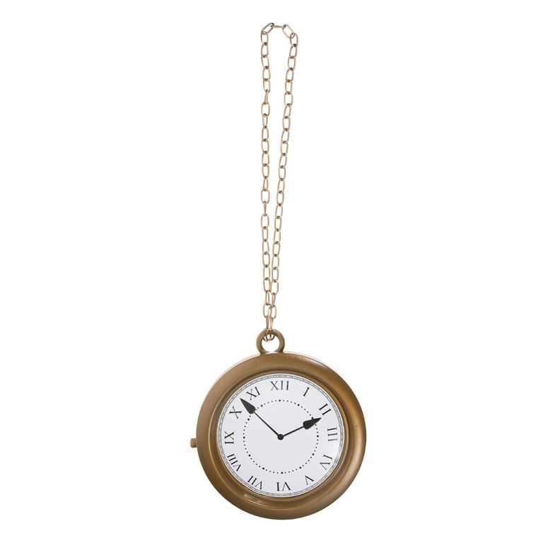 Vintage clock necklace deals