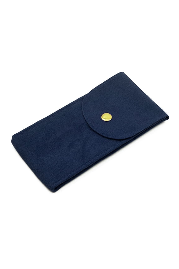 ✪ Watch Pouch Flannelette Fabric Watch Bag Durable Travel Pouch Case Buckle Design Not Easy to Fall Off Protect Your Watch