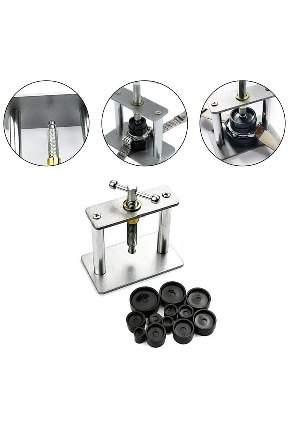 Watch Press Set Back Case Closers Watch Press Tool Watch Replacement 13Pcs/19Pcs 13Pcs Fangkenuo