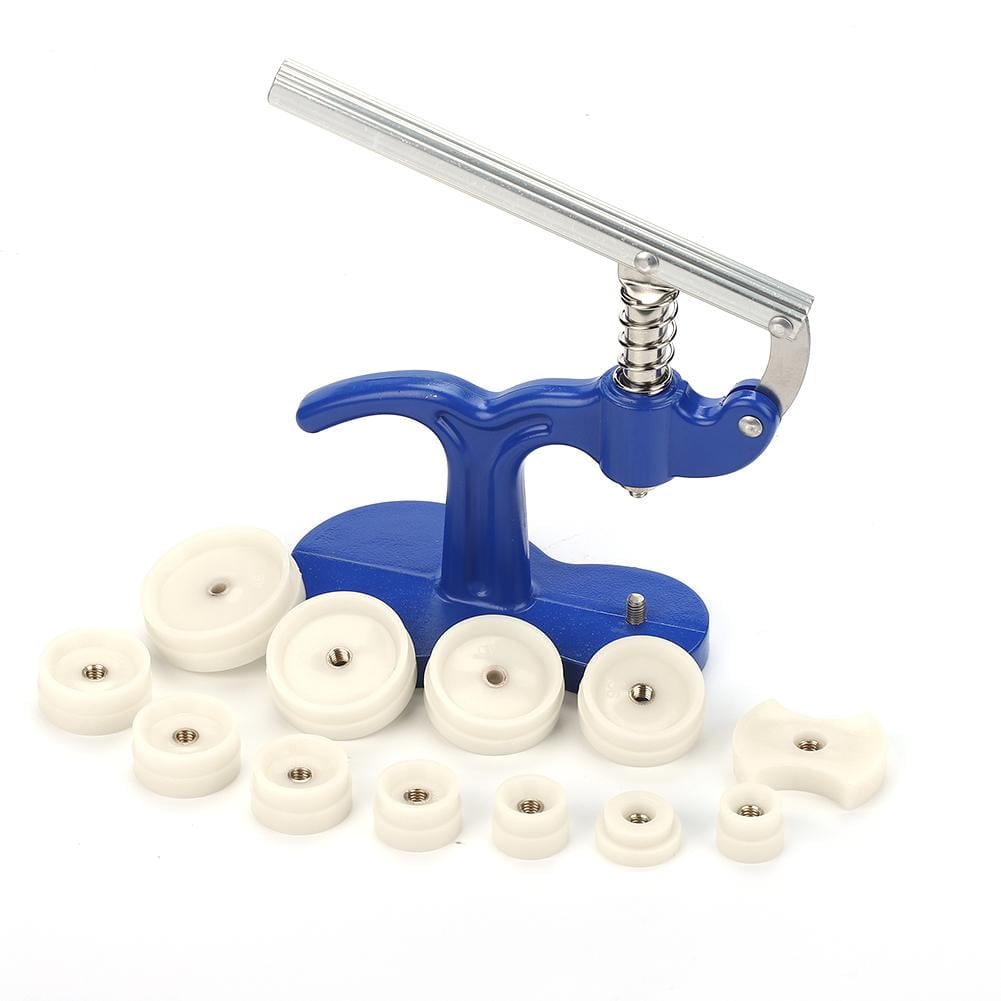 Watch Press Set,Professional 13 Piece Watch Case Closer With 12 Dies