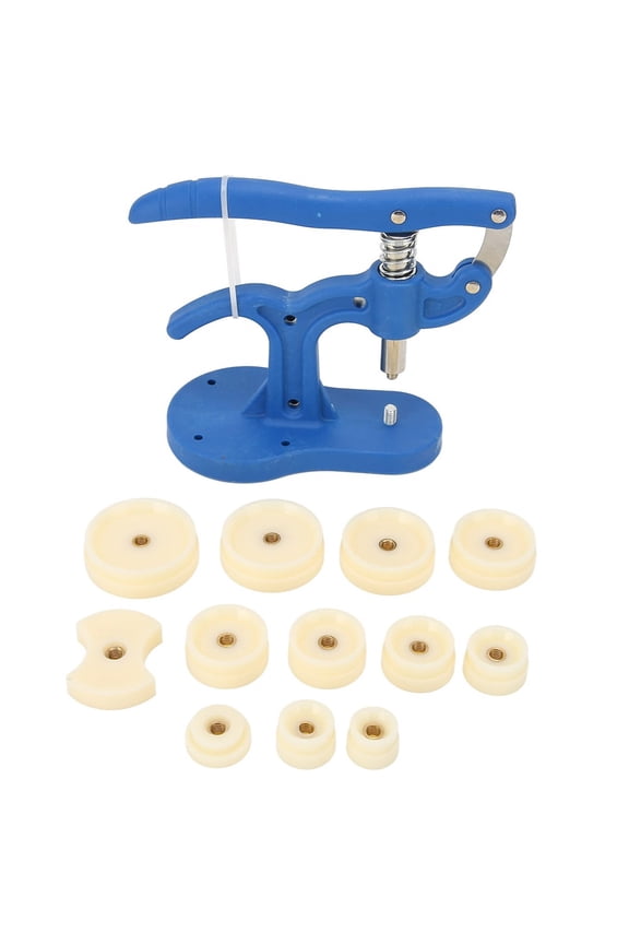 Watch Press Set, Watch Back Case Closer, Watch Repair Tools, Watch Back Remover Tool, Watchmaker Watch Repair Tool Kit, Watch Battery Replacement Tool Kit With 12Pcs Fitting Dies