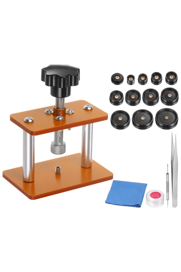 Watch Press Set Watch Back Case Screw Type With 12 Dies Watch Repair kit Watch Press Tool