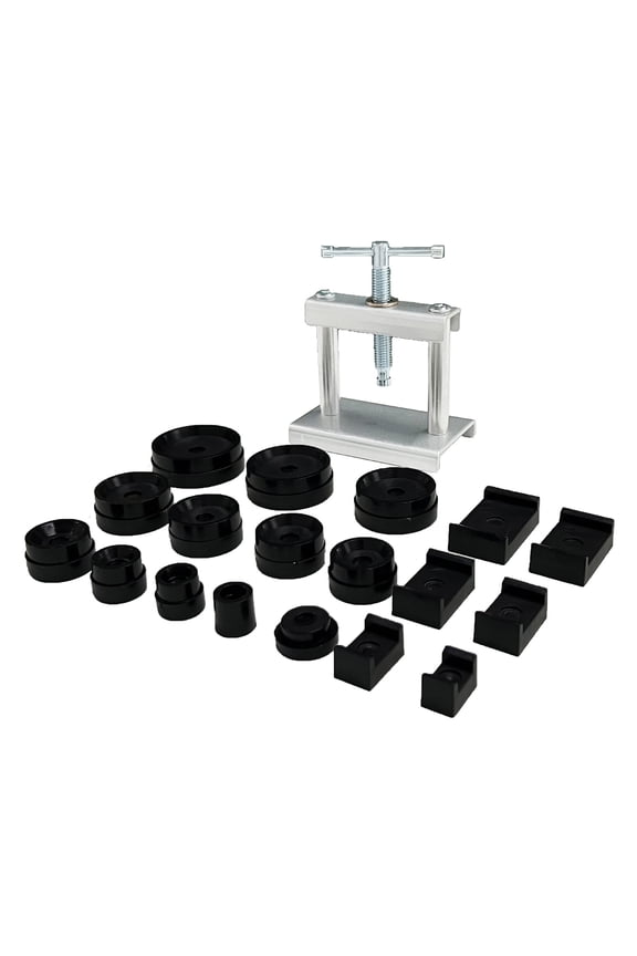 Watch Press Tool Set with 18 Molds Watch Back Case Closer for Closing the Watch Cover Watch Battery Replacement Tool Kit Watch Opener Remover Watch Repair Kit