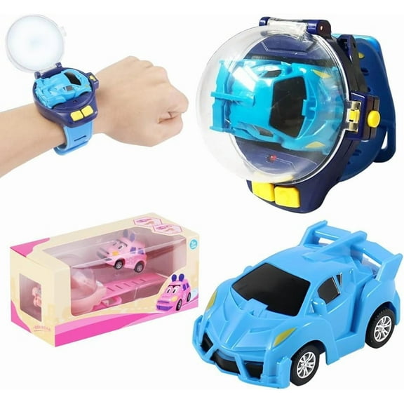 Watch Remote Control Car Toy, 2025 New Mini Watch Remote Control Car, 2.4 Ghz Mini Racing Cars Wrist Toy, 30 Meters Long Distance Mini Remote Control Car Watch Toys
