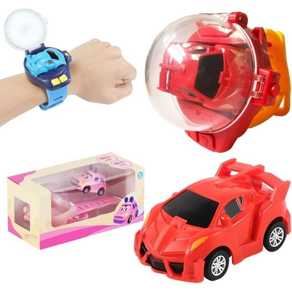 Watch Remote Control Car Toy, 2025 New Mini Watch Remote Control Car, 2.4 Ghz Mini Racing Cars Wrist Toy, 30 Meters Long Distance Mini Remote Control Car Watch Toys