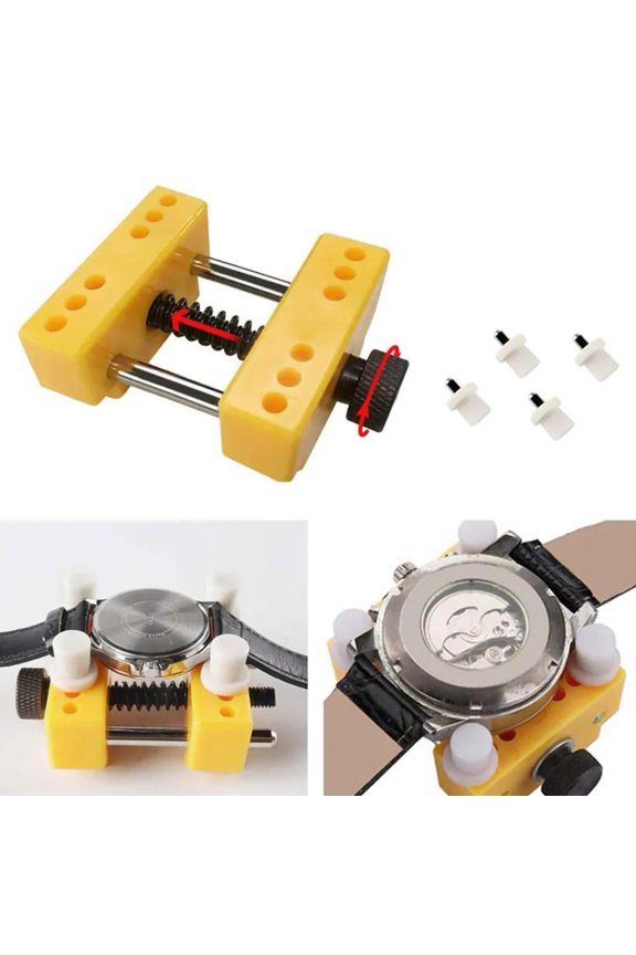 Watch Repair Mounting Bracket Stand, Adjustable Fixing Base Frame Holder for Watchmaking Tools