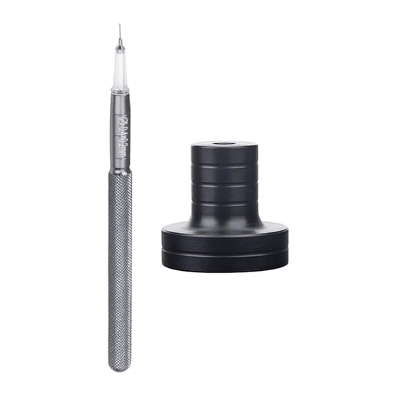 Watch Repair Oil Pen 0.4x0.2mm/0.3x0.1mm Optional Tips with Stable Base For Smoothly Watch Gear Lubrication