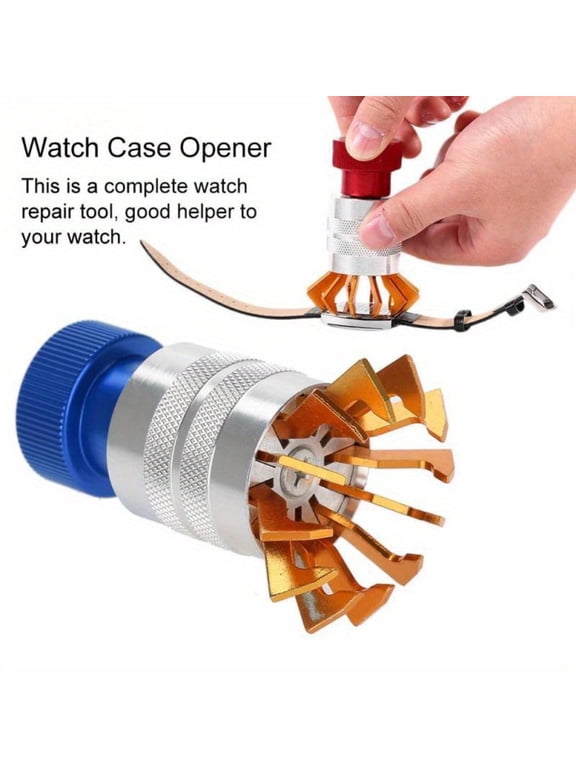 Watch Repairing Tools Back Case Cover Removal Remover Opener Tool Kit for Watchmaker Watch Glass Replacement Repair Tool