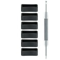 thumbnail image 1 of Watch Replacement Watch Bands Band Holder Loop Watch Strap Retainer Watch Holder Strap Black 3X1CM 10 Pcs, 1 of 5