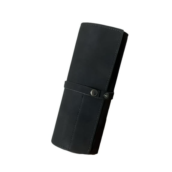 Watch Roll Handmade Storage Bag Carrying Case, Portable Watchband Organizers Holder in Waxed Canvas with Slots