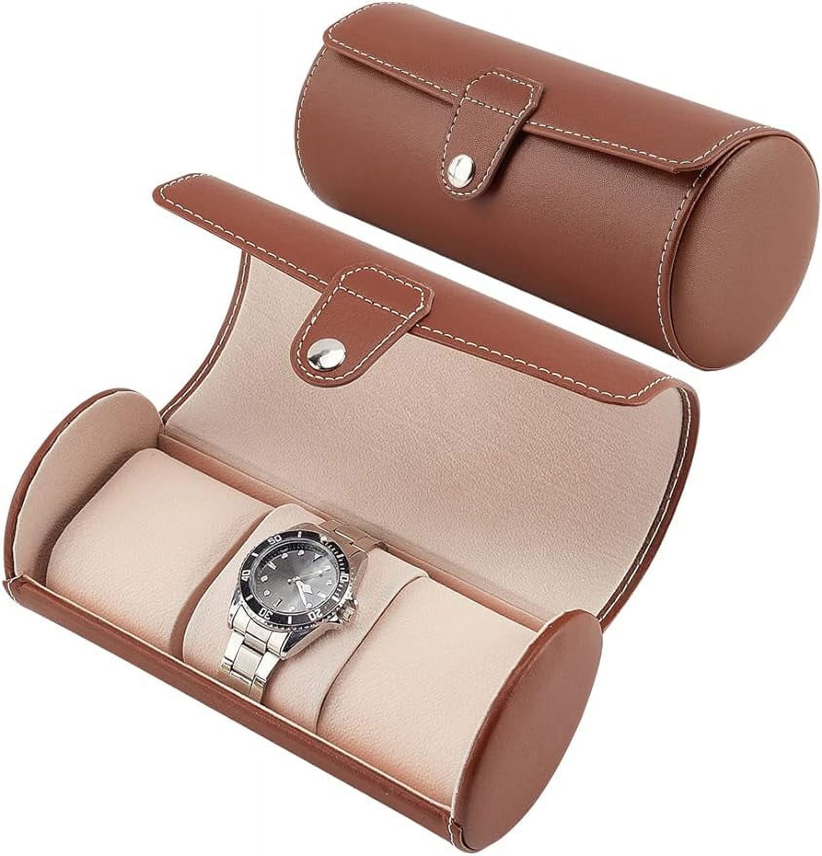 Ladies Travel 3 slot Watch Storage Display Organiz 30 Slot Men Watch Box Wooden Display Case Organizer Show  main image 4