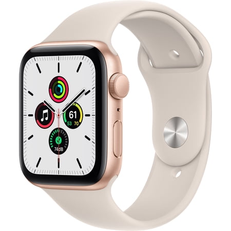 Watch SE 44mm Gold Aluminum Case with Starlight Sport Band MKQ53LL/A