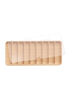 Watch Showcase and Storage Box Handmade Watch Collector's Box Storage Organizers with Clear Top