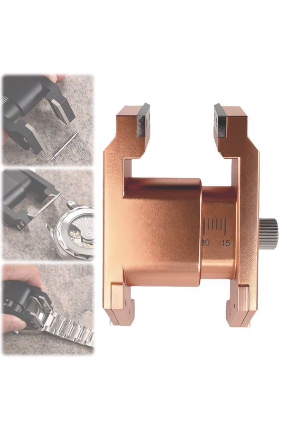 Watch Spring Bar Tool,Watch Strap Removal Tool,U-Shaped Ear Plier Spring Bar Tweezer Tool for Easy Watch Band Replacement,Repair,Adjustment,Maintenance,Orange