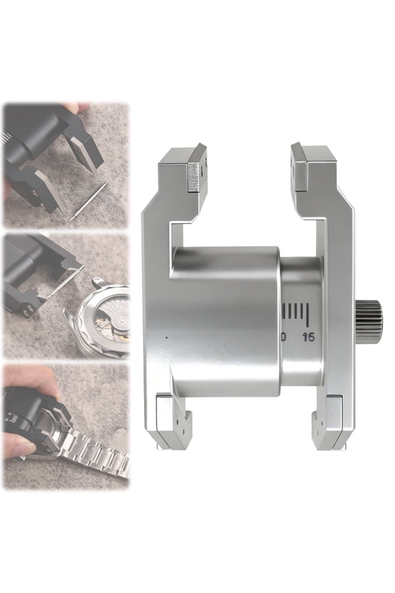 Watch Spring Bar Tool,Watch Strap Removal Tool,U-Shaped Ear Plier Spring Bar Tweezer Tool for Easy Watch Band Replacement,Repair,Adjustment,Maintenance,Silver