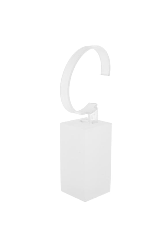 Watch Stands Acrylic Showcase Riser Jewelry Display - 8cm , 8cm White, as described